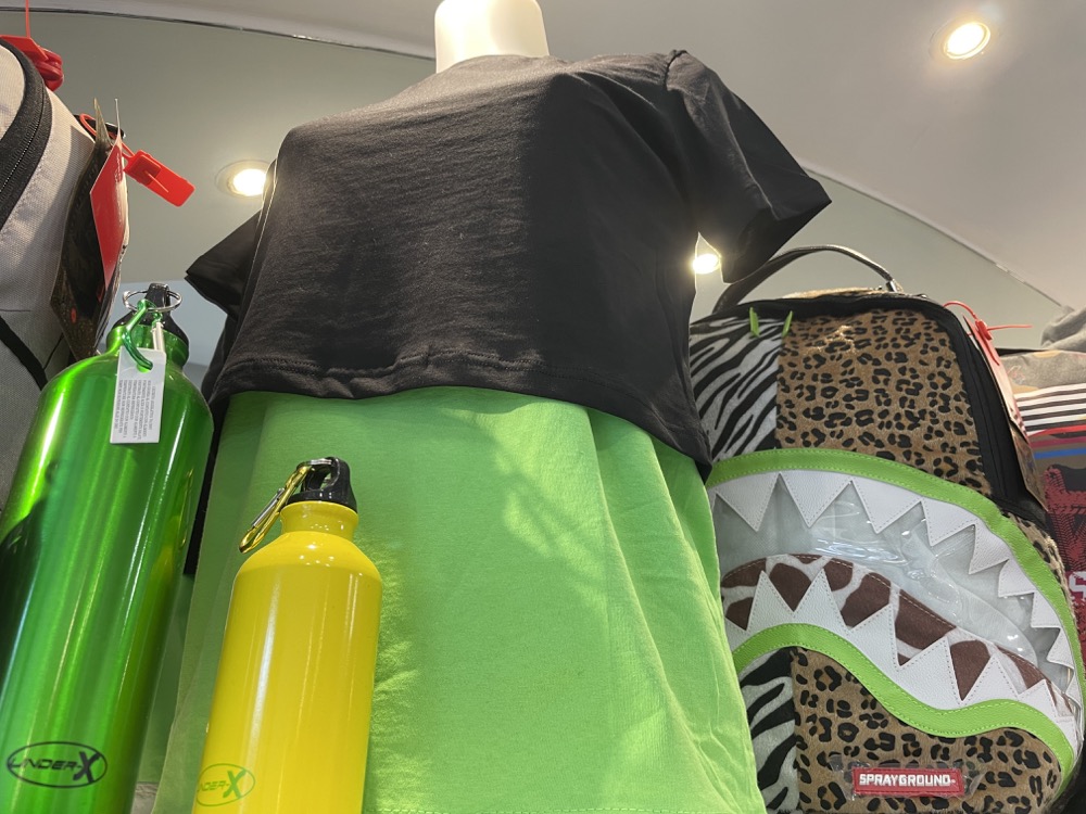 Crop e Maglietta Fruit of the loom, Backpack Sprayground